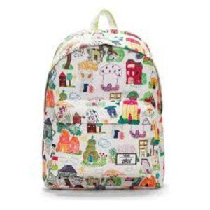 Vans x Collina Strada Doodle Print Backpack Antique White Rare Collab